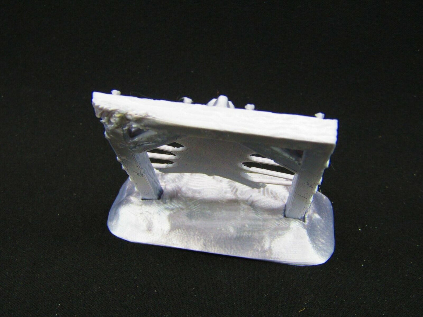 Bear Hide Tanning Mount Scatter Terrain Scenery 3D Printed Mini Miniature Model