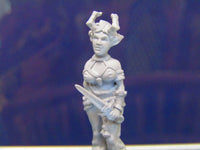 
              Demon Touched Female Pirate Dual Wielding Mini Miniature Figure 3D Printed Model
            