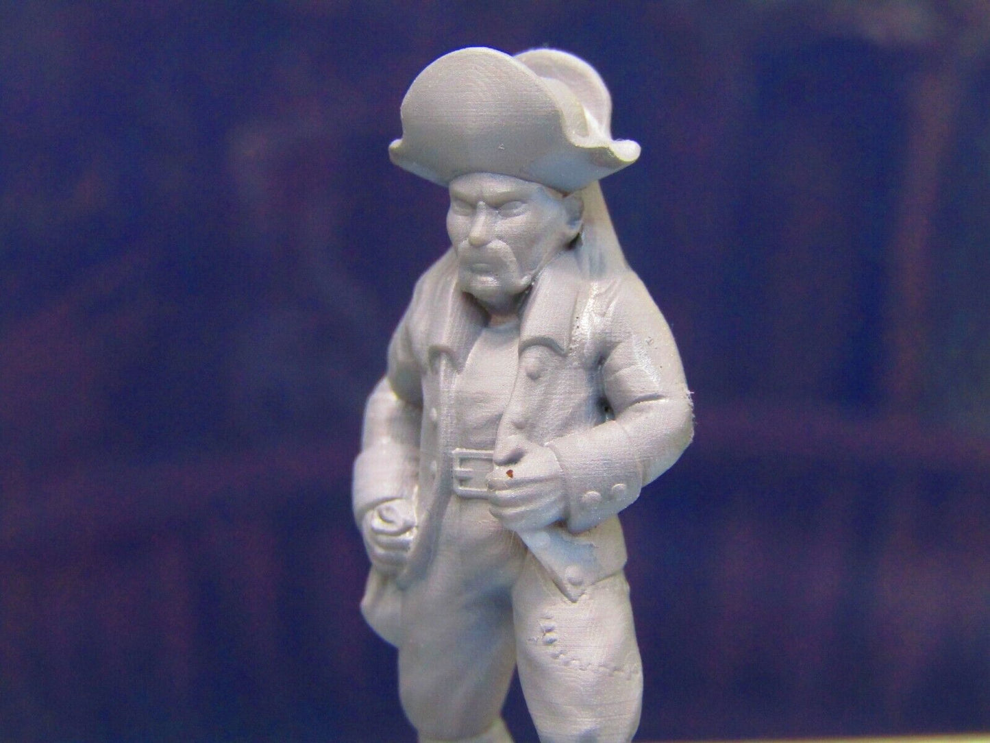 Human Pirate Crewman w/ Pirate Hat Mini Miniature Figure 3D Printed Model