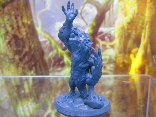 Howling Wolfman Werewolf Mini Miniature Figure 3D Printed Model 28/32mm Scale
