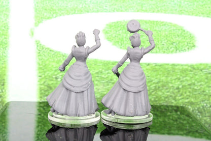 2pc Cinderella Star Player Mini Miniature Player Blood Fantasy Football Bowl
