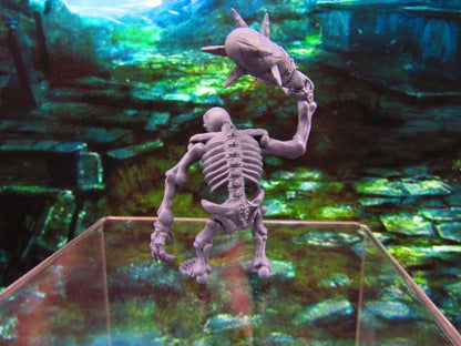 Undead Skeletal Ogre Skeleton Mini Miniatures 3D Printed Model 28/32mm Scale RPG