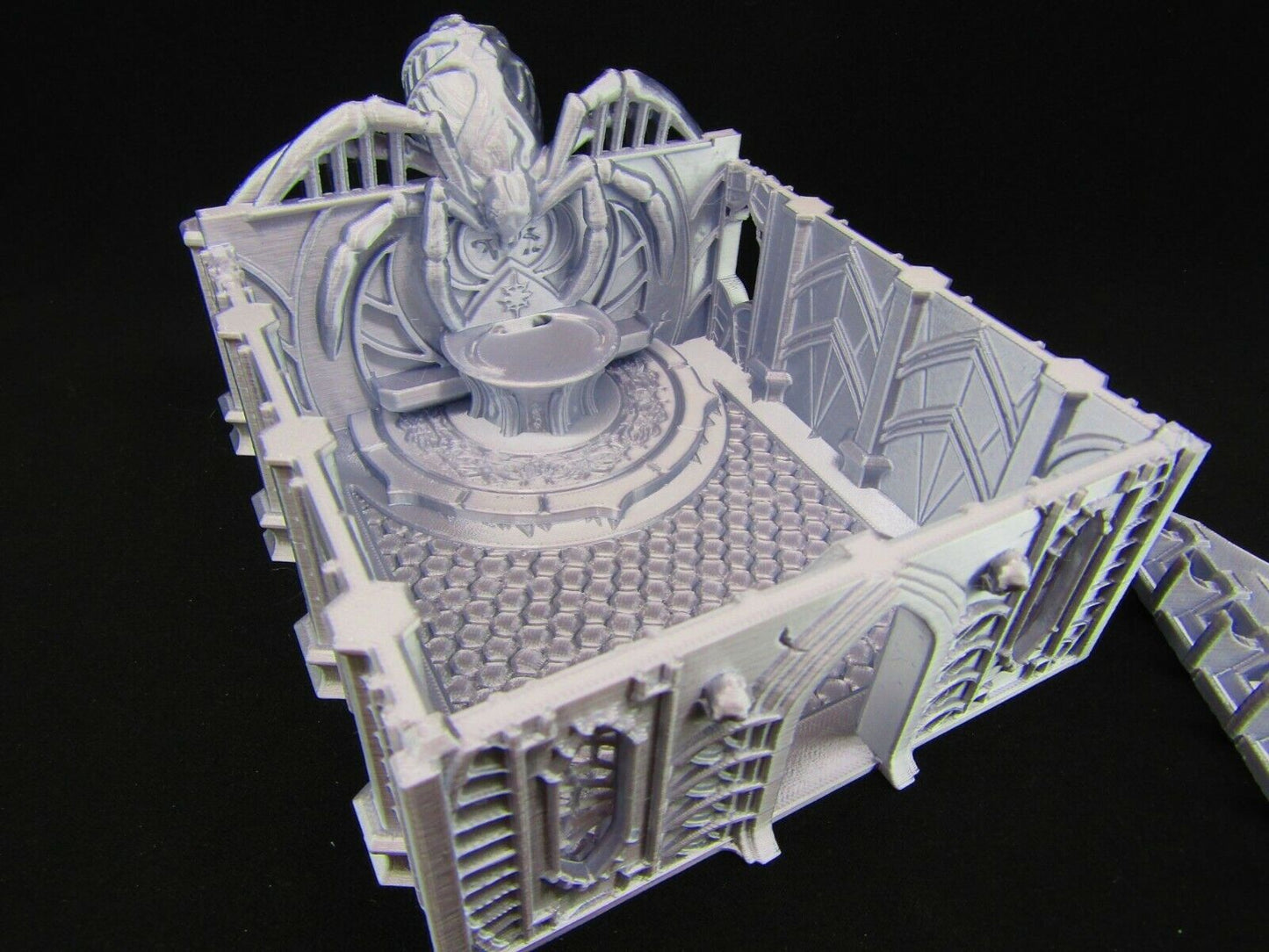 Dark Elf Unholy Chapel Church Scatter Terrain Scenery 3D Printed Mini Miniature