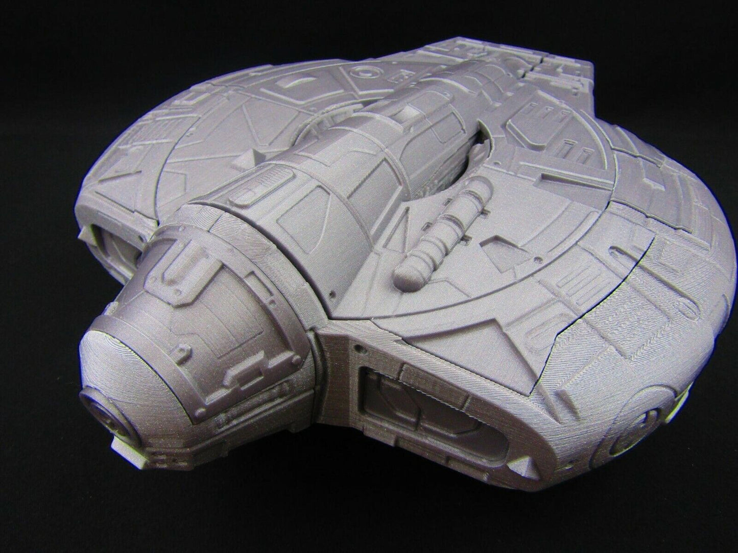 40pc Large Modular Bounty Hunter Space Ship Model w/ Bounty Hunter Crew SciFi