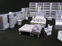
              44pc Large Library University Book Shelves Scatter Terrain Scenery 3D Printed
            