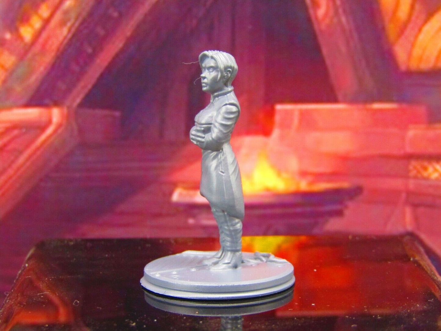 Sci Fi Scientist Professor C Female Mini Miniature Model Character Figure
