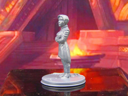 Sci Fi Scientist Professor C Female Mini Miniature Model Character Figure