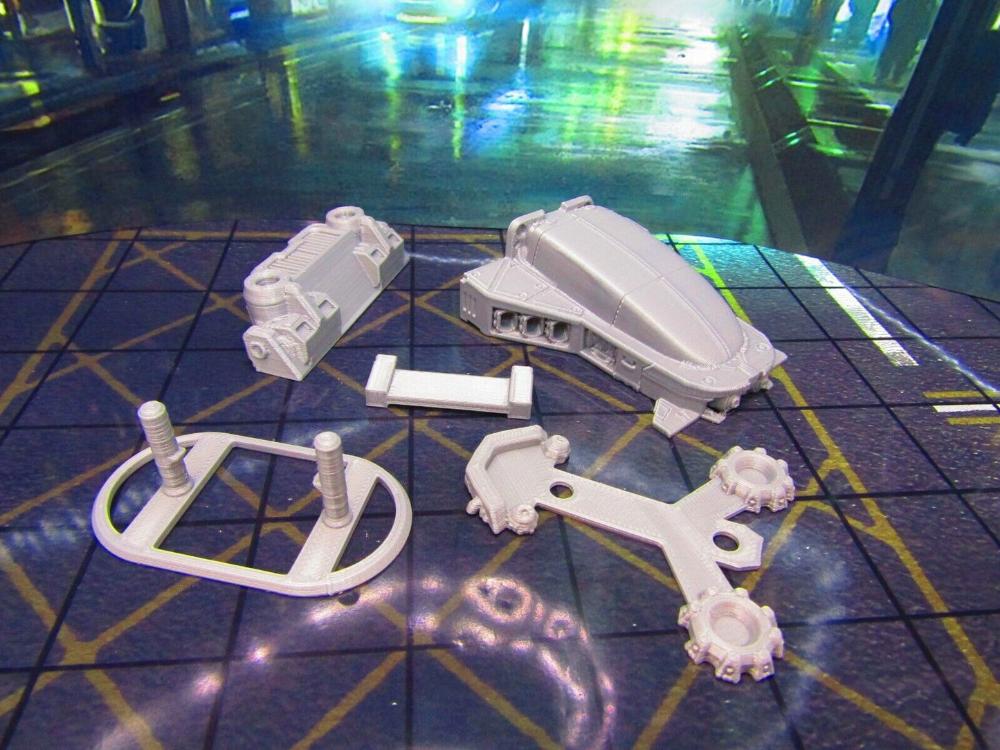 Hover Car Vehicle Transportation Terrain Scenery Miniature
