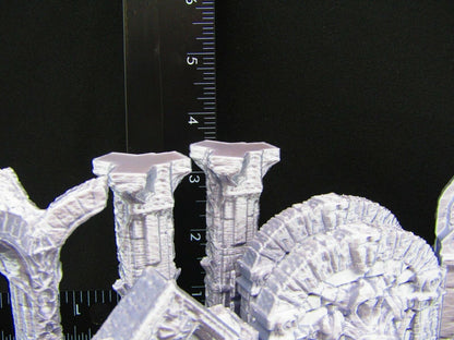 24pc Paladin Monastery Church Set Scatter Terrain Scenery 3D Printed Mini