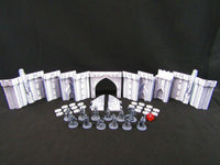 
              Large Fortress Walls and Dark Elf Army Set Scatter Terrain Scenery 3D Print
            