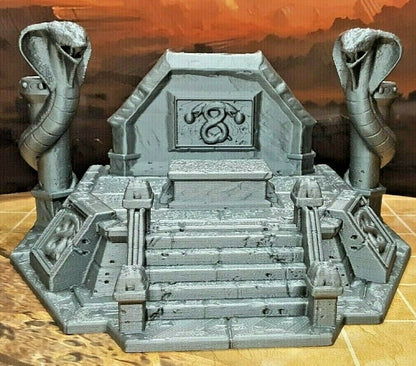 Snake Altar Scatter Terrain Scenery Miniature Tabletop Fantasy Games