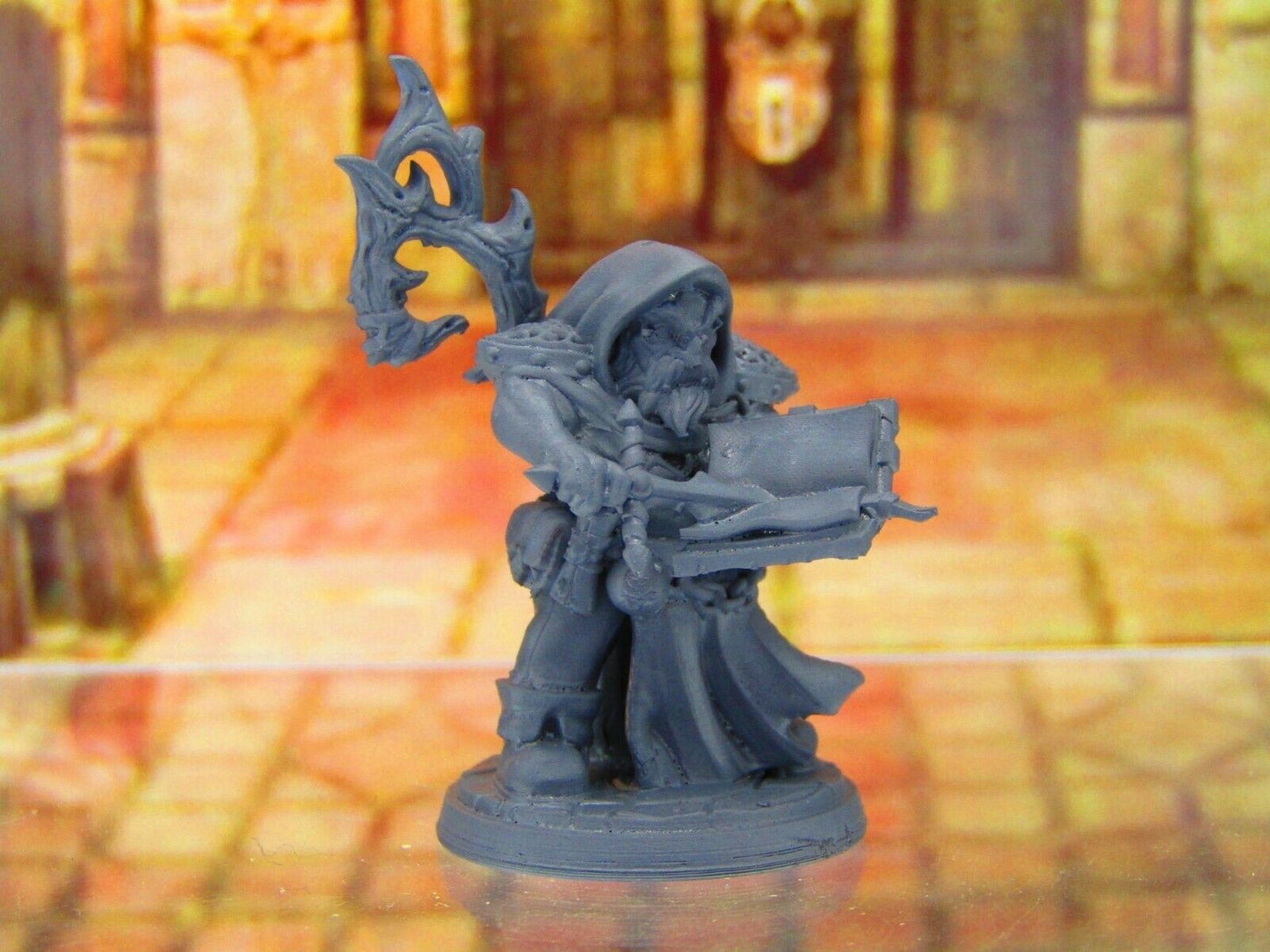 Sonus the Transmuter Wizard Sorcerer Dwarf Mini Miniature 3D Printed Model Dnd