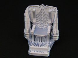 Royal King's Stone Throne Scatter Terrain Scenery 3D Printed Mini Miniature