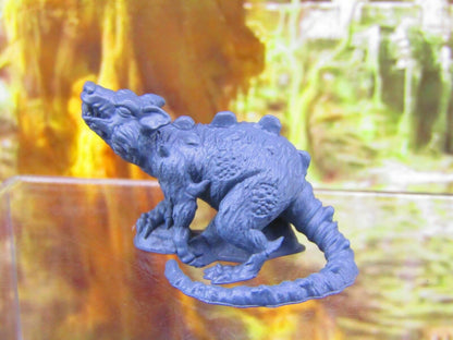 Giant Dire Rat Mini Miniatures 3D Printed Resin Model Figure 28/32mm
