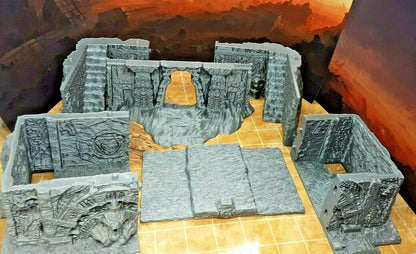 27 Piece Egyptian Tomb Mummy Pharaoh Encounter Set Scatter Terrain Scenery