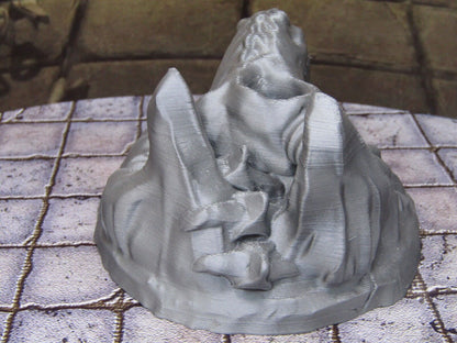 Dragon Skull Cave Entrance Mini Miniature Figure Scenery Terrain 3D Printed