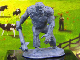 Fat Troll W/ Spiked Club Monster Encounter Mini Miniature Model Character Figure