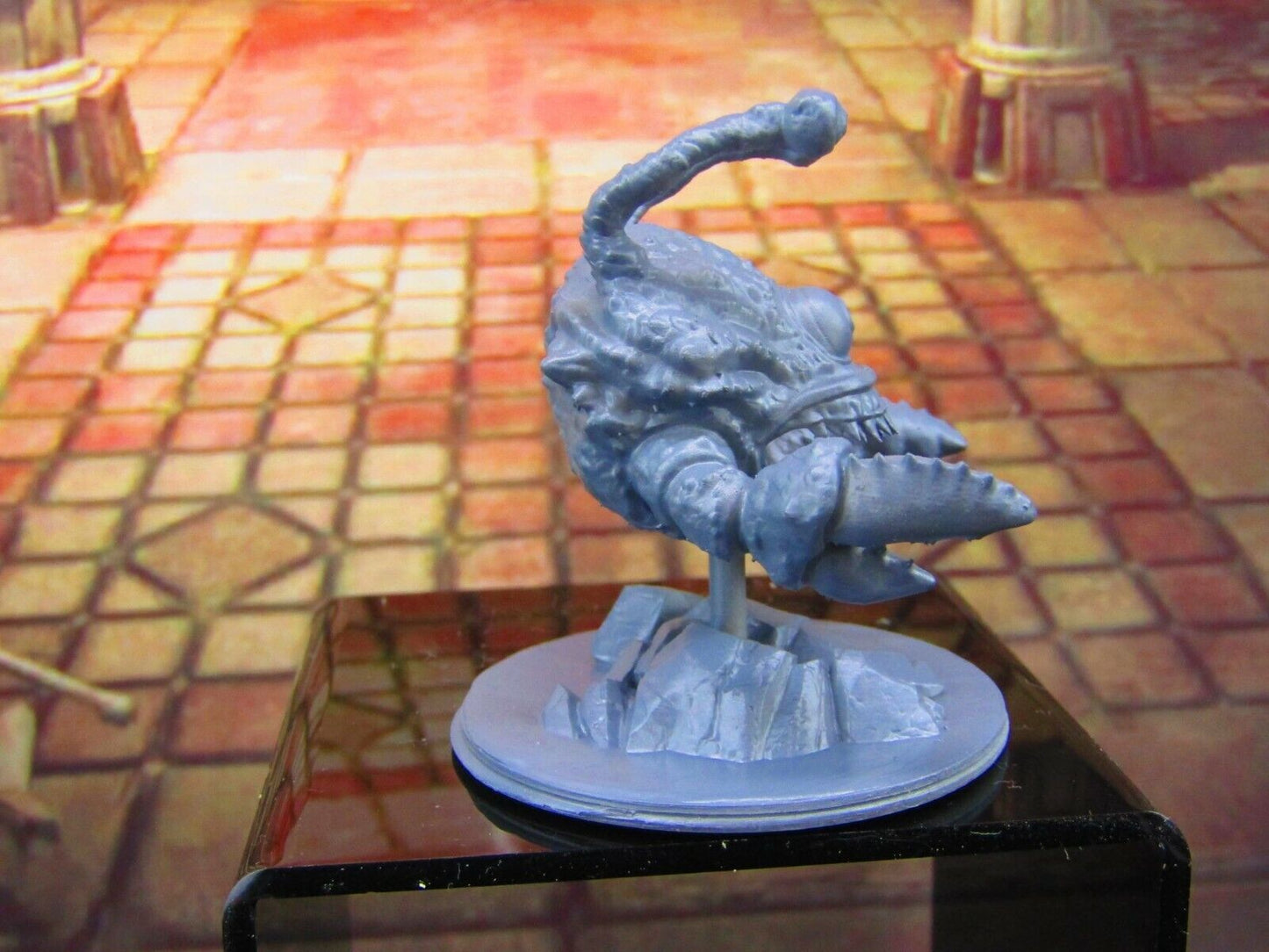 Deep Eye Caved Claw Monster W/ Base Mini Miniature Model Character Figure