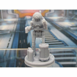 Repairbot Mechanic Droid Robot Mini Miniature 3D Printed Figure Model