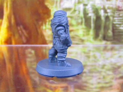 Dwarf Fighter Player Character Mini Miniatures 3D Printed Resin Model Figure