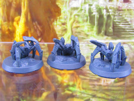 3pc Giant Spiders Set Mini Miniatures 3D Printed Resin Model Figure 28/32mm