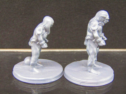 Imprisoned Human Slaves Mini Miniature Figure 3D Printed Model 28/32mm Scale