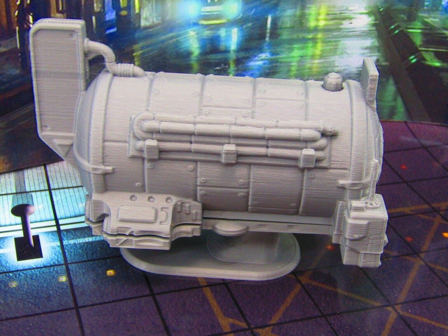 Hover Tanker Space Vehicle Car Scenery Scatter Terrain 3D Printed Model 28/32mm