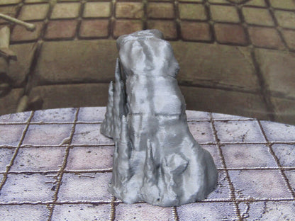 Stalagmite Cavern Entrance Mini Miniature Figure Scenery Terrain 3D Printed