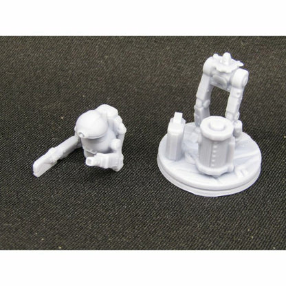 Repairbot Mechanic Droid Robot Mini Miniature 3D Printed Figure Model
