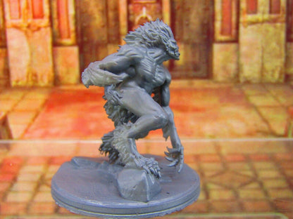 Dark Elf Demon Hybrid Monster Mini Miniature Figure 3D Printed Model 28/32mm