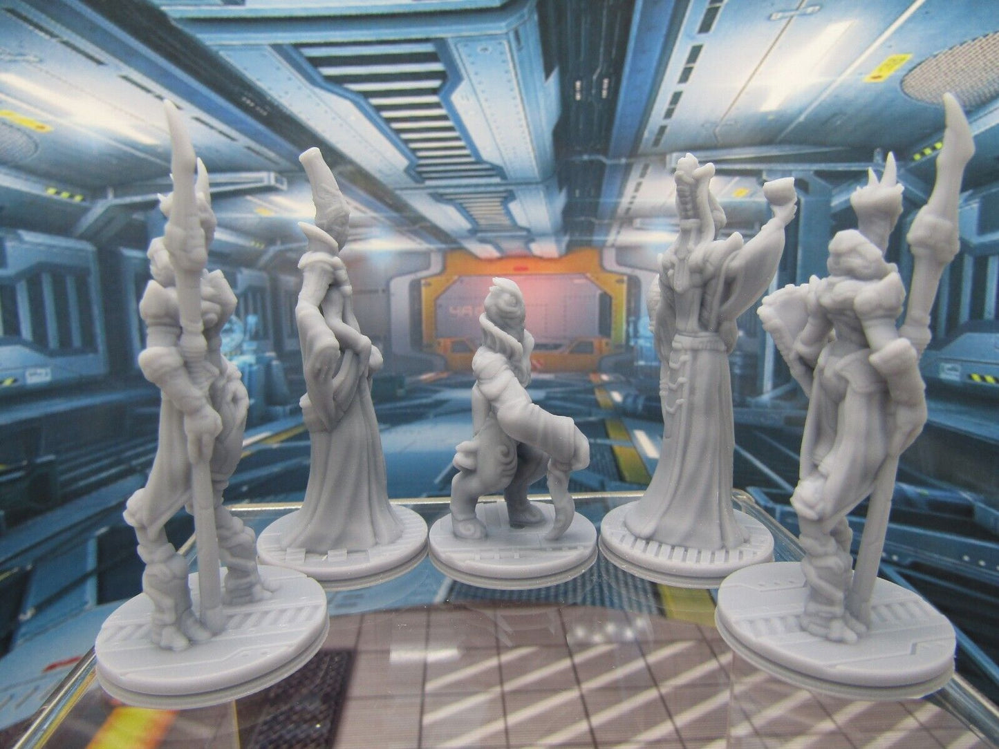 Galactic Council Members Mini Miniature Scatter Terrain Scenery 3D Printed Model