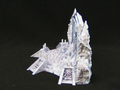 Spider Queen Throne & Dais Scatter Terrain Scenery 3D Printed Mini Miniature