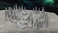 
              Cavern Stalagmite Pool Crossing Scatter Terrain Dungeons & Dragons Mini Model
            