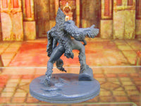 
              Dark Elf Demon Hybrid Monster Mini Miniature Figure 3D Printed Model 28/32mm
            