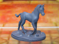 
              Baby Uncicorn Pony Monster Companion Mini Miniatures 3D Printed Model 28/32mm
            