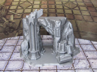 
              Rune Marked Cave Entrance Mini Miniature Figure Scenery Terrain 3D Printed Model
            