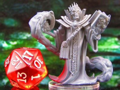 Lich Evil Dead King of the Undead Skeleton Mini Miniature Model Character Figure