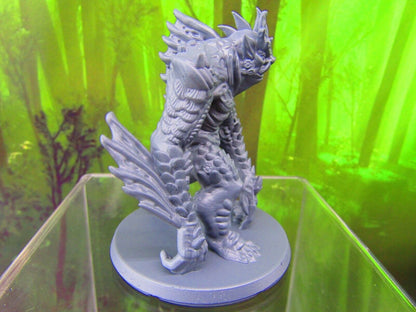 Sea Troll Mini Miniatures 3D Printed Resin Model Figure 28/32mm Scale RPG