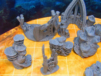 
              9pc Sea Floor Coral and Shipwreck Scatter Terrain Scenery
            