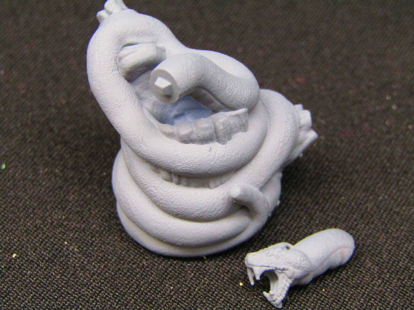 Large Man Eating Anaconda Python Deep Jungle Snake Mini Miniature 3D Printed