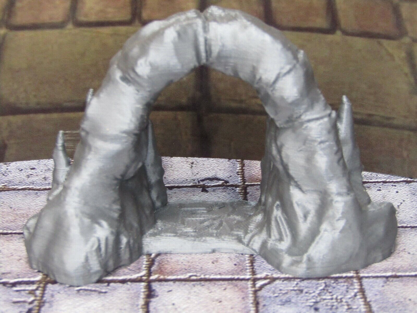 Stalagmite Cavern Entrance Mini Miniature Figure Scenery Terrain 3D Printed