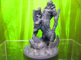 Centaur Fighter Warrior Soldier w/ Axe Mini Miniature Figure 3D Printed Model