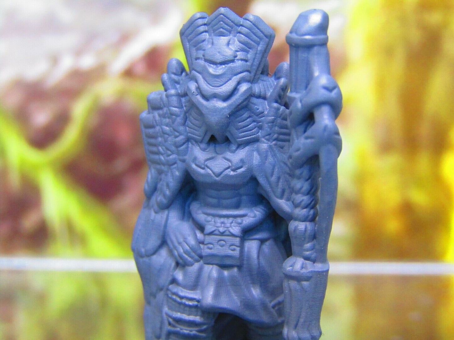 Masked Tribal Jungle Warrior Eagle Hero Mini Miniature Figure 3D Printed Model