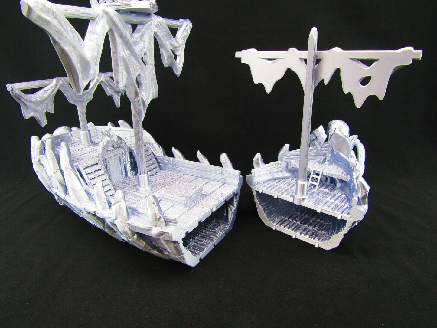 Devil's Scorn Undead Pirate Ship Haunted Boat Scatter Terrain Scenery 3D Printed