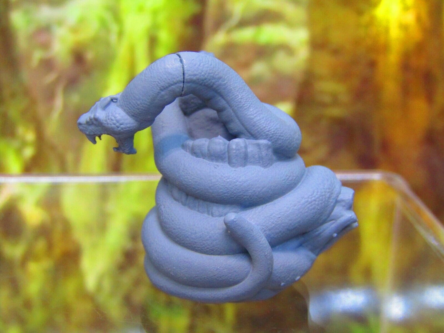 Large Man Eating Anaconda Python Deep Jungle Snake Mini Miniature 3D Printed