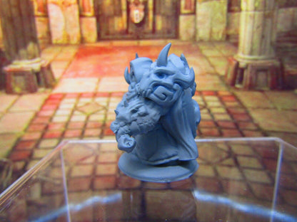 Dwarven Deathknight Soldier Mini Miniature Dwarf 3D Printed Model 28/32mm Scale