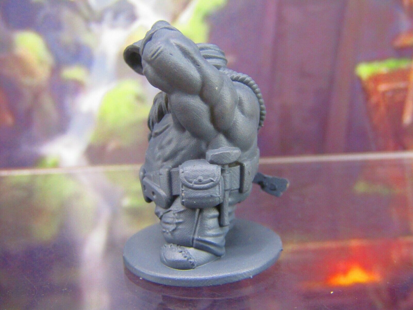 Dwarven Miner Mini Miniature Figure 3D Printed Model 28/32mm Scale RPG Fantasy