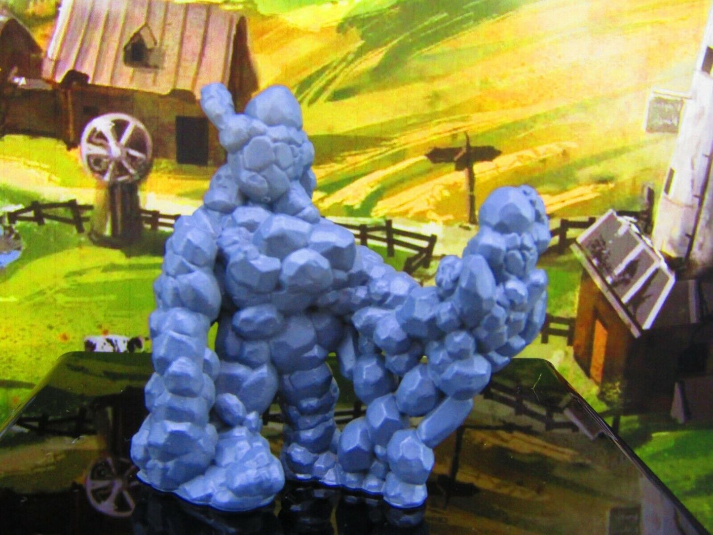 Clod Launcher Earth Elemental Dirt Folk Mini Miniature Model Character Figure