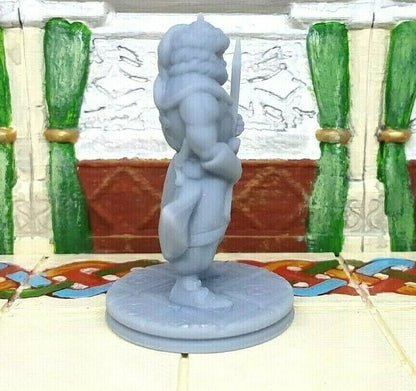 Palace Soldier Guard Fighter w Sword Mini Miniature Figure 28-32MM Resin Printed