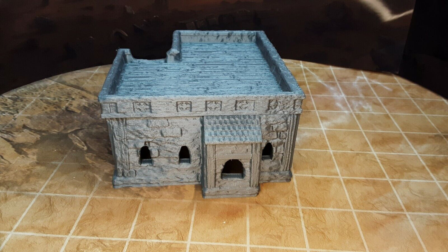 Small Arabian Desert House Removable Roof House Scatter Terrain Tabletop Scenery